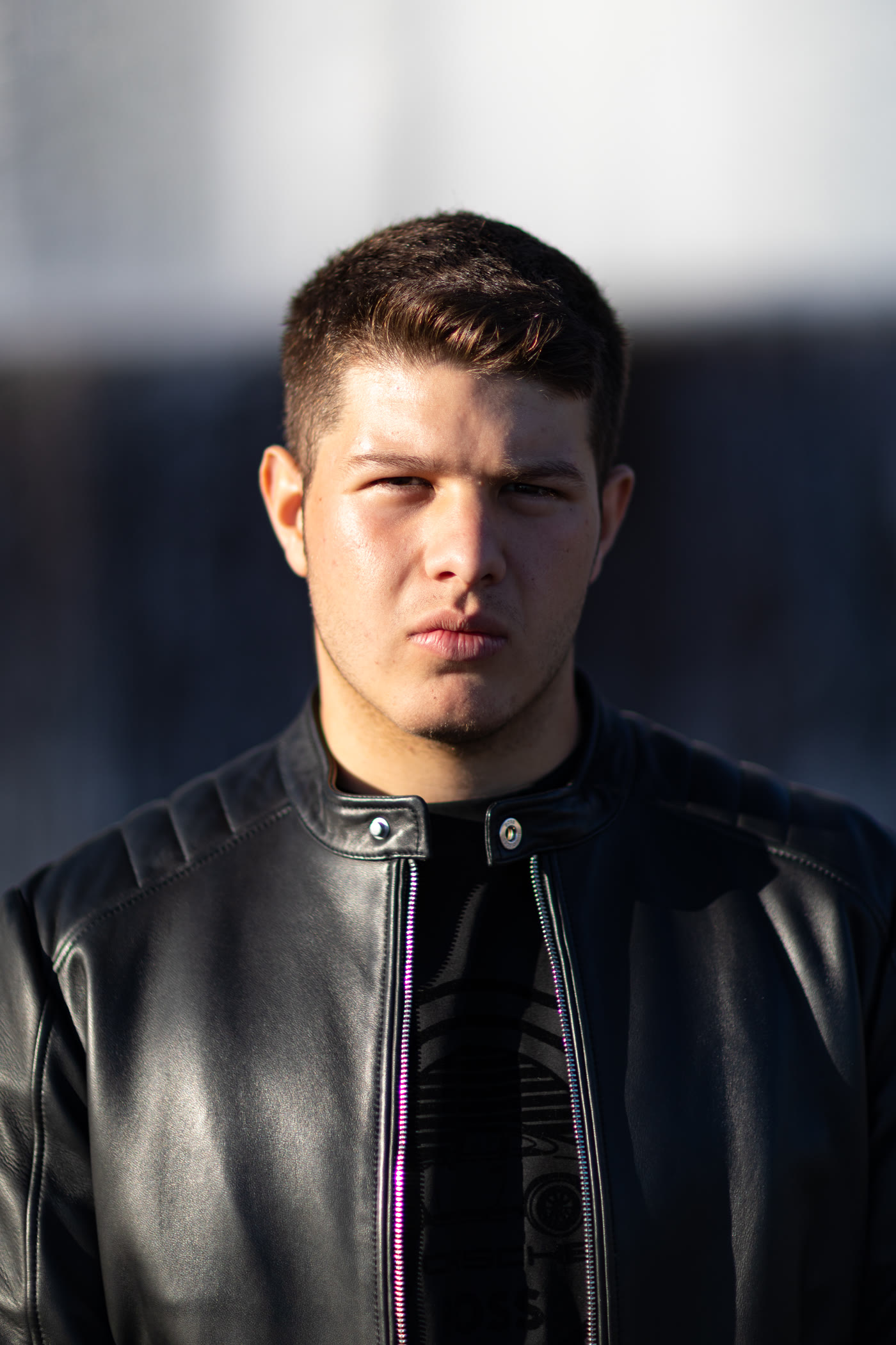 Editorial portrait in Detroit